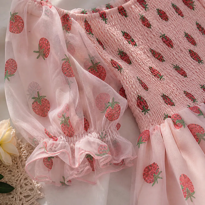 Kawaii Strawberry Dress