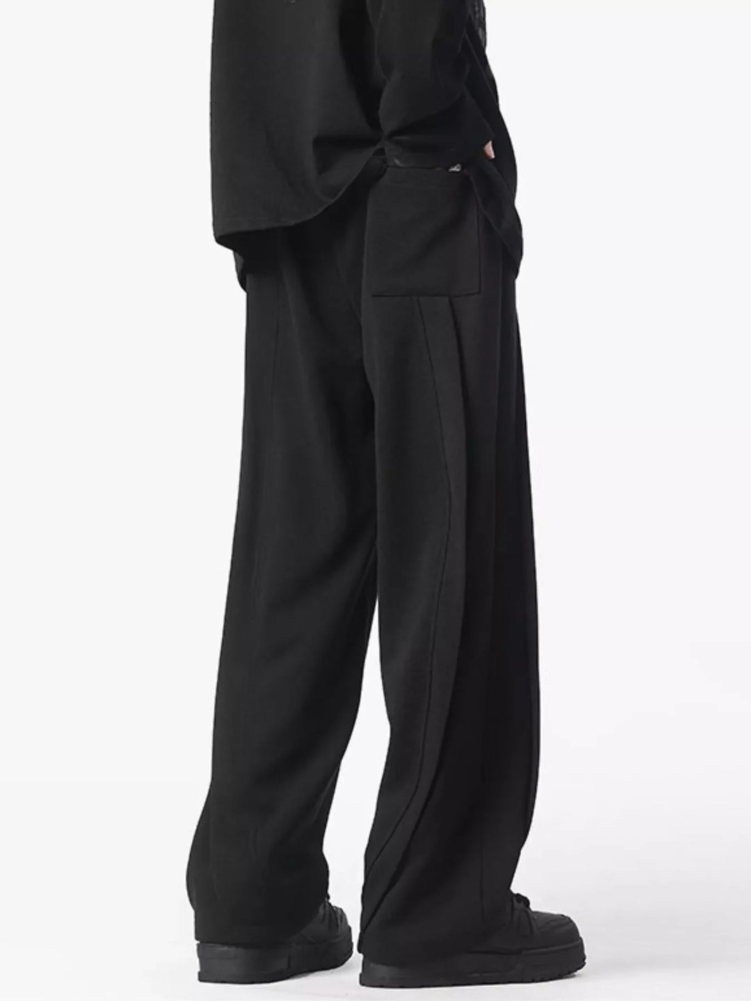 Men's Full Size Drawstring Wide Leg Pants Plus Size