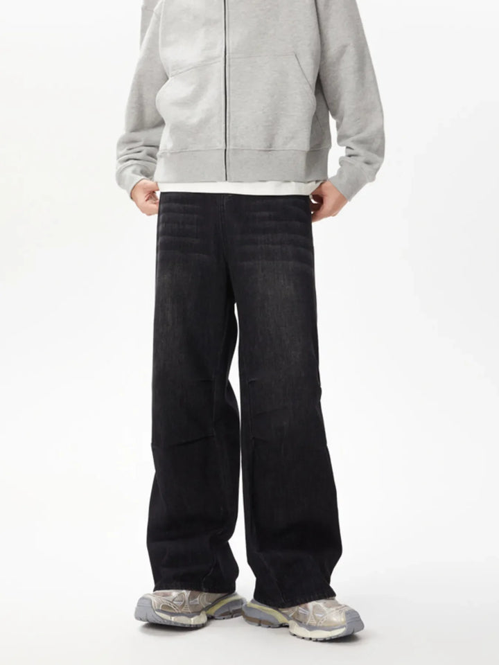 Men's Relaxed Fit Wide Leg Jeans
