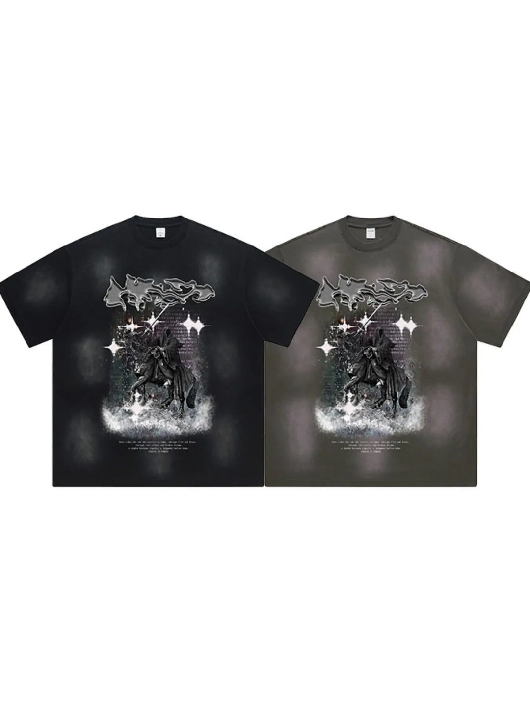 Men's Graphic Round Neck Short Sleeve T-Shirt