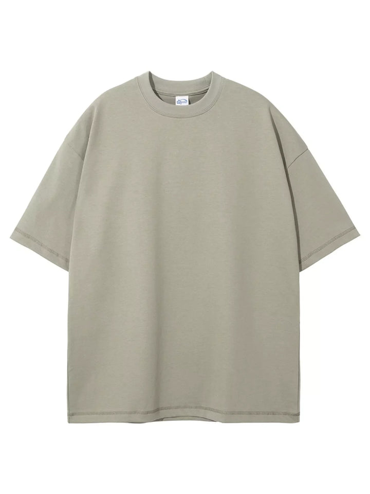 Men's Full Size Round Neck Half Sleeve T-Shirt Plus Size