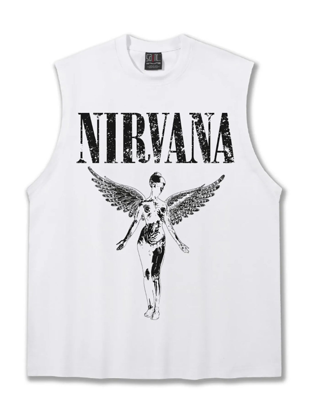 Men's Graphic Round Neck Tank