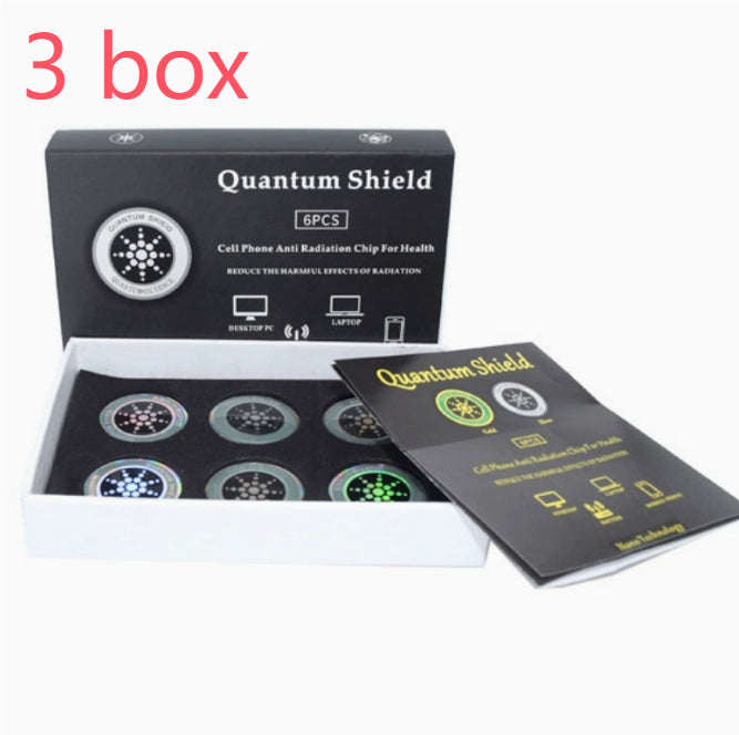 Cell phone radiation protection stickers
