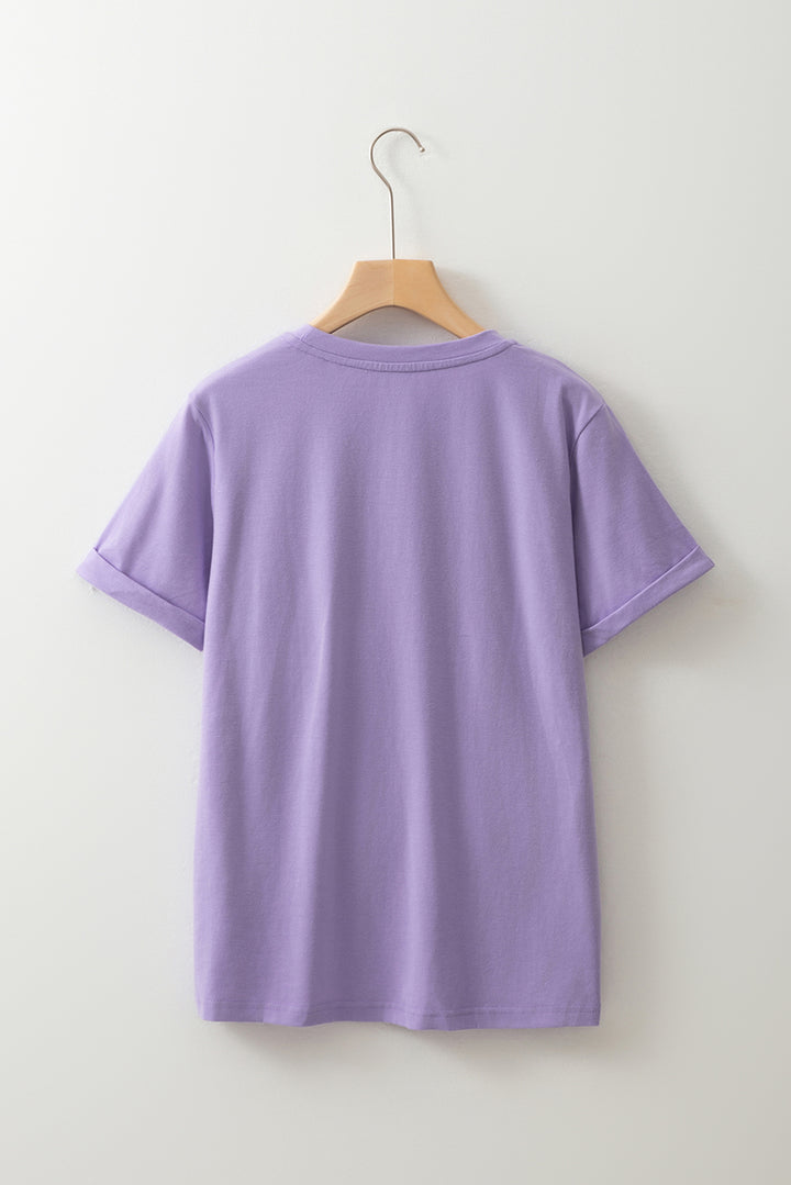Wisteria Craw Fish Season Graphic Short Sleeve Top