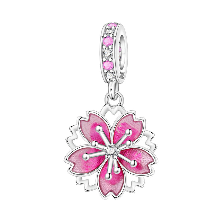 Lily Of The Valley Iris And Spinning Flower DIY Bracelet Pendant Accessories