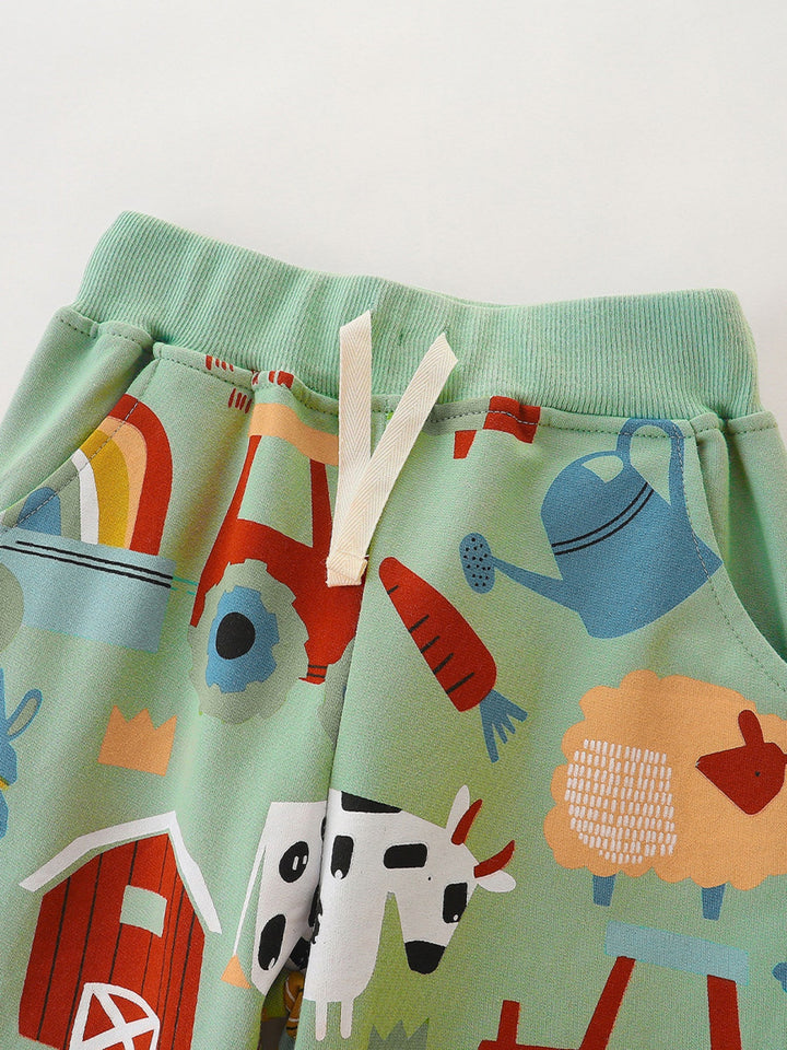 Children's Farm Animal Sweatshirt and Jogger Set