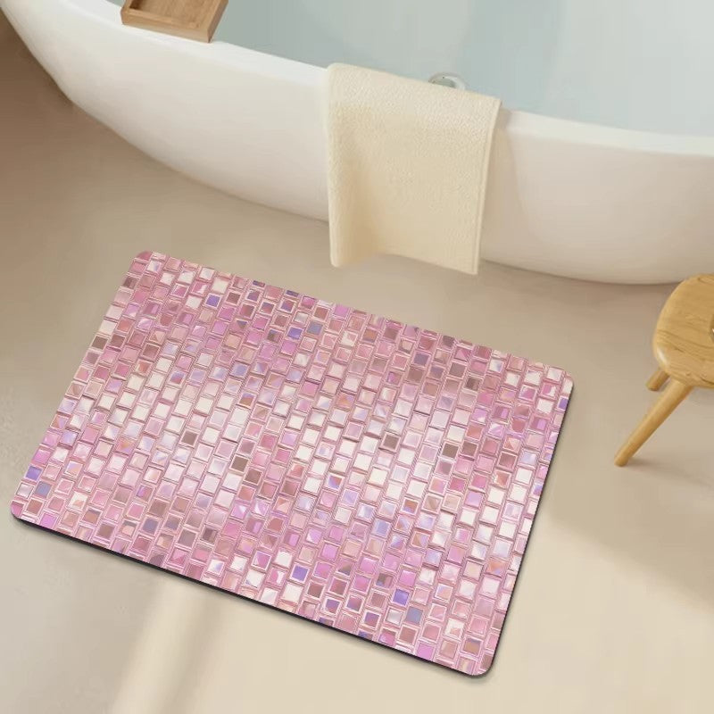 Quick-drying Door Mat Dirt- And Scratch-resistant Foot Mat Diatomaceous Earth Floor Mat