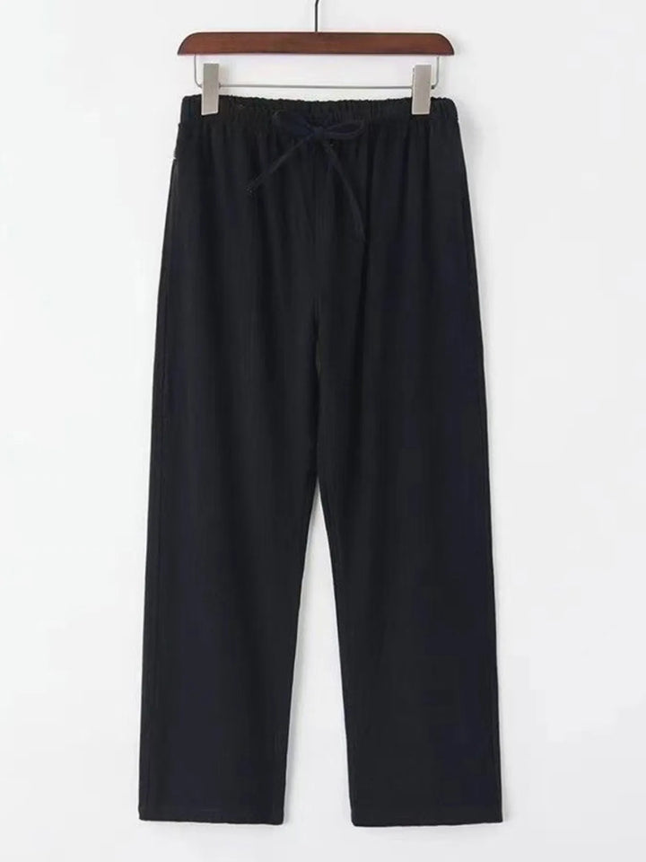 Men's Plus Size Wide Leg Pants