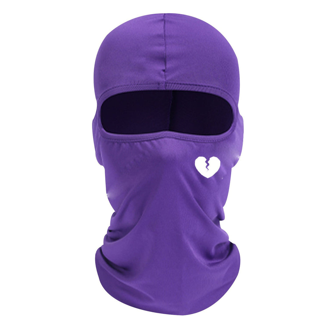 Outdoor Balaclava Breathable Sun Protection Printed Single-hole Pullover