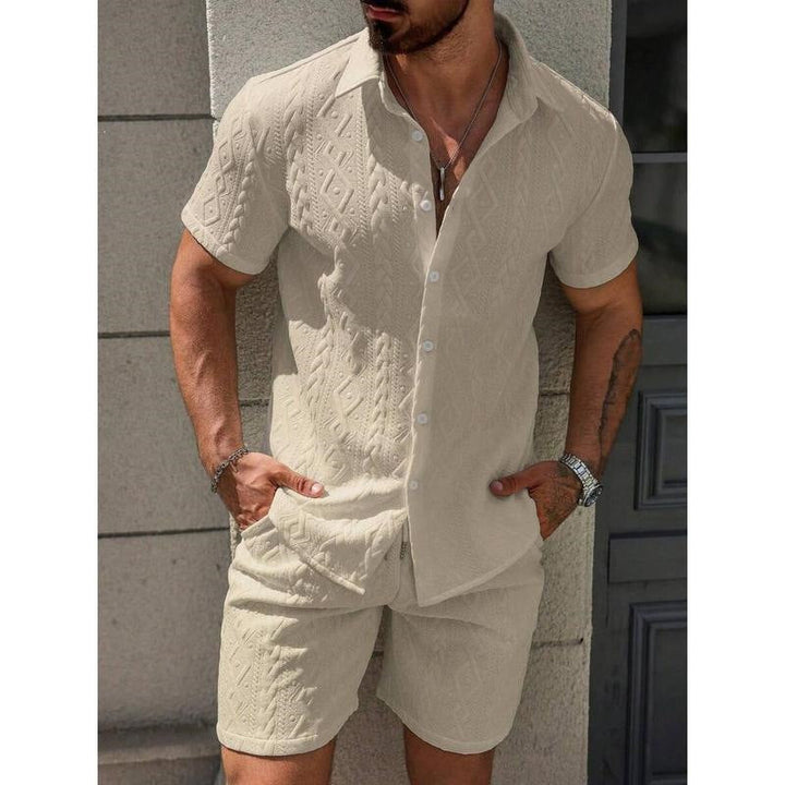 Fashionable Mens Casual Shirt Set