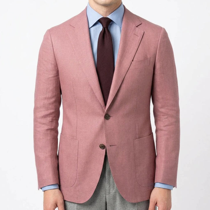 Mens Casual Plaid Jacket With Digital Print