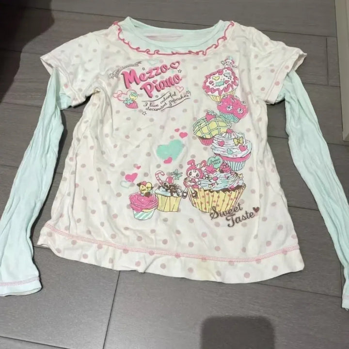 Fairy Cartoon Print Casual T-Shirt