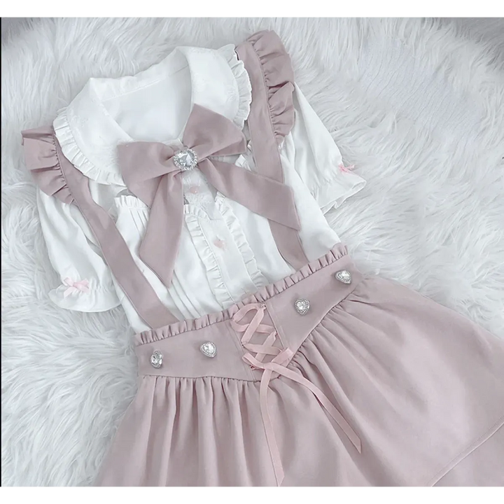 Sweet Fairy Kei Ribbon Blouse