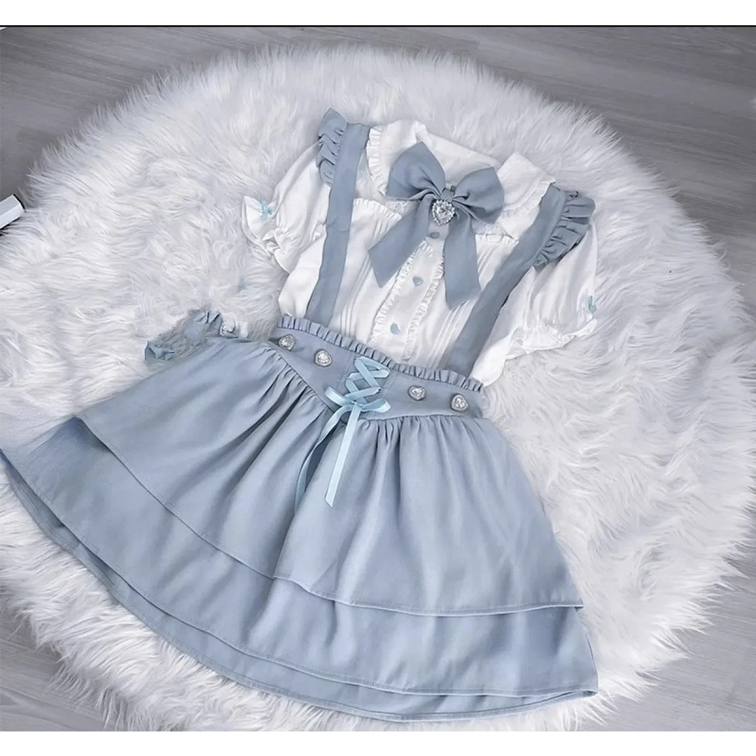 Sweet Fairy Kei Ribbon Blouse