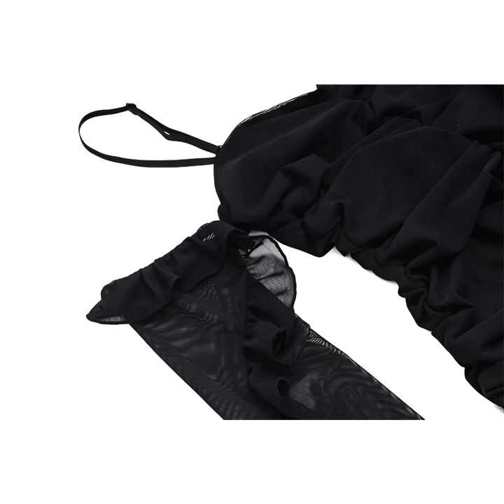 Mesh Ruched Dresses