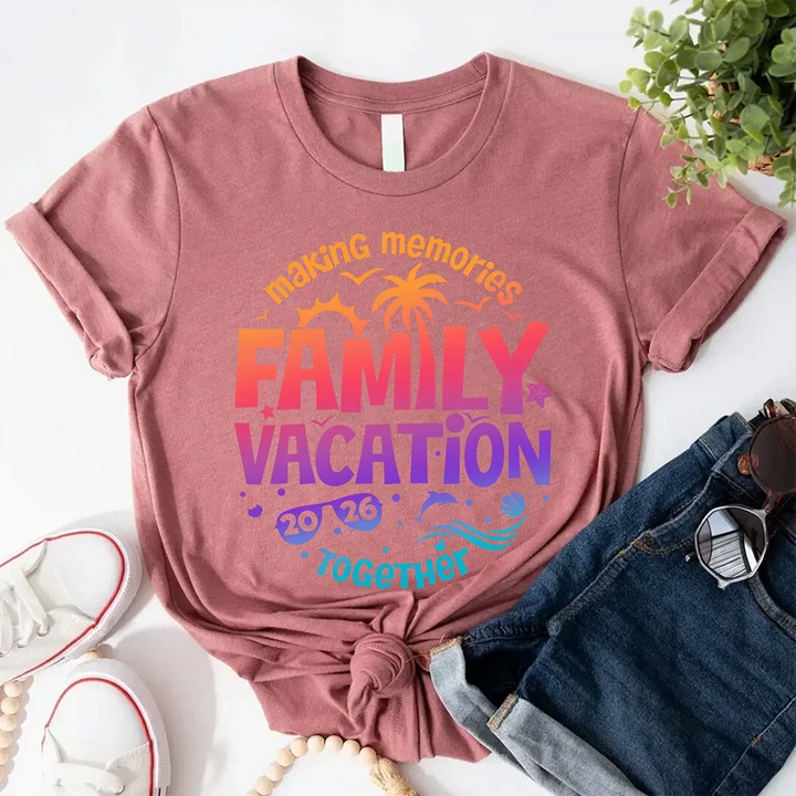 Family Vacation 2026 Shirts – Matching Outfits for Making Memories Together
