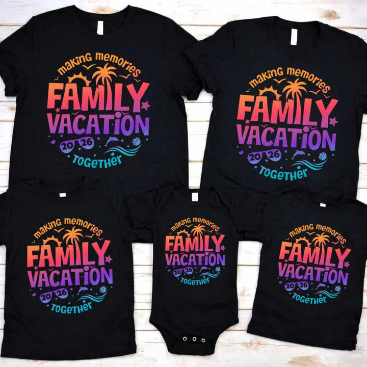Family Vacation 2026 Shirts – Matching Outfits for Making Memories Together