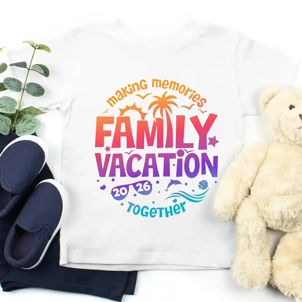 Family Vacation 2026 Shirts – Matching Outfits for Making Memories Together Kids