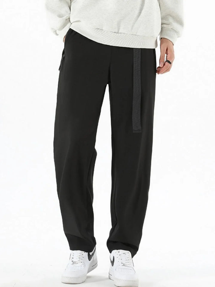 Men's Plus Size Solid Loose Fit Pants