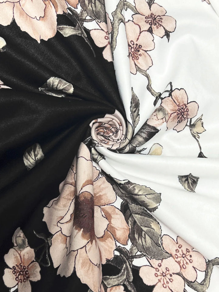 Floral Print Midi Dress with Short Sleeves