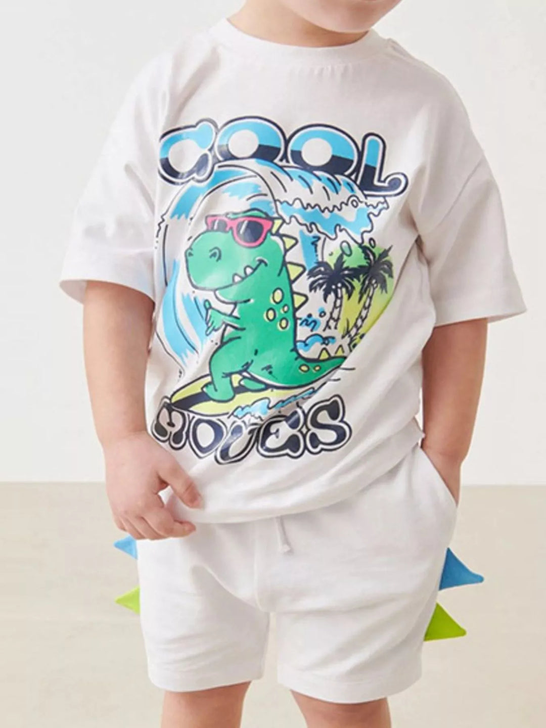 Children's Dinosaur Tee and Shorts Set