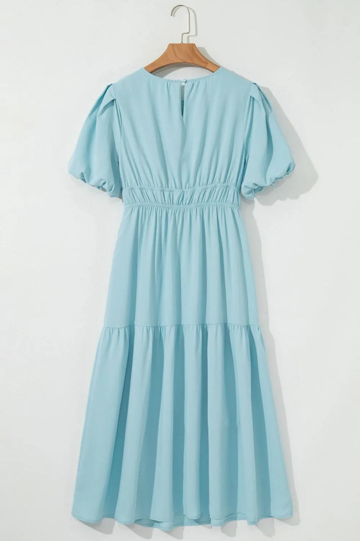 Round Neck Half Sleeve Dress