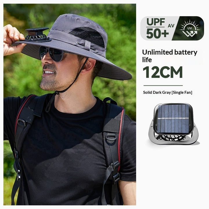 Spray Fan Hat Cooling Sunshade Fisherman Hat