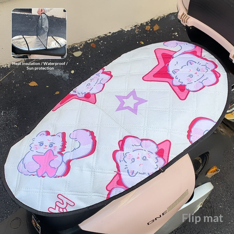 Dust-Proof And Heat-Insulated Motorcycle Seat Cover
