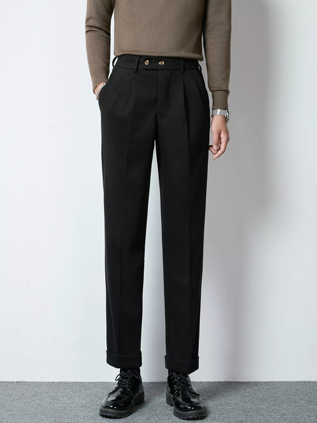 Men's Pleated Dress Pants