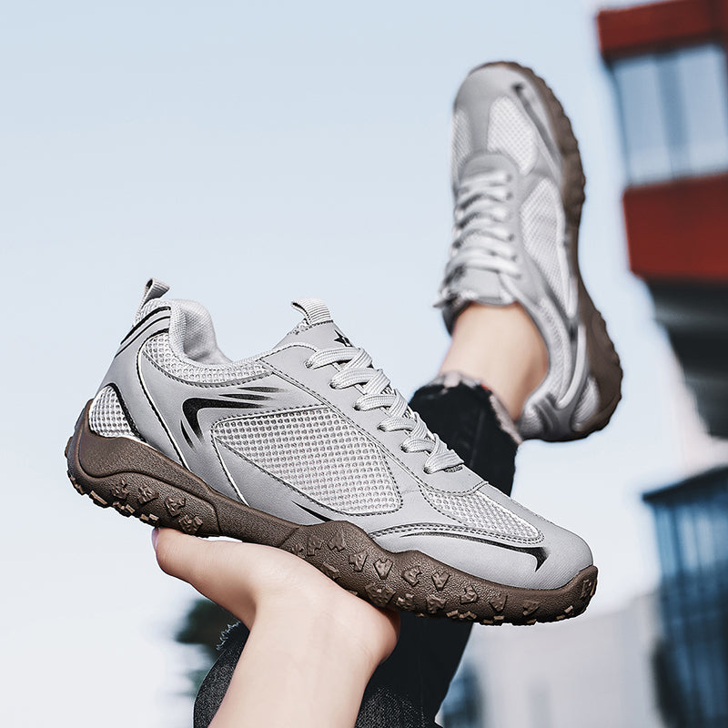 2026 Summer New Wide Toe Box German Trainer Shoes For Men, Breathable Mesh Casual Sneakers, Trendy Outdoor Running Shoes For Teenagers