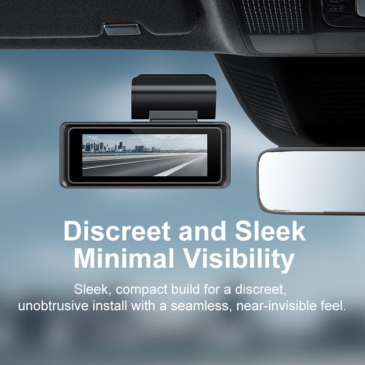 4K HD Dual-camera Front-and-rear Recording Car DVR With Phone Connectivity