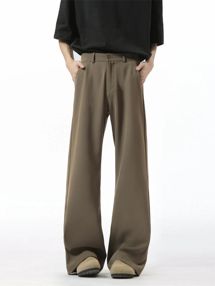 Men's Full Size Wide Leg Pants Plus Size