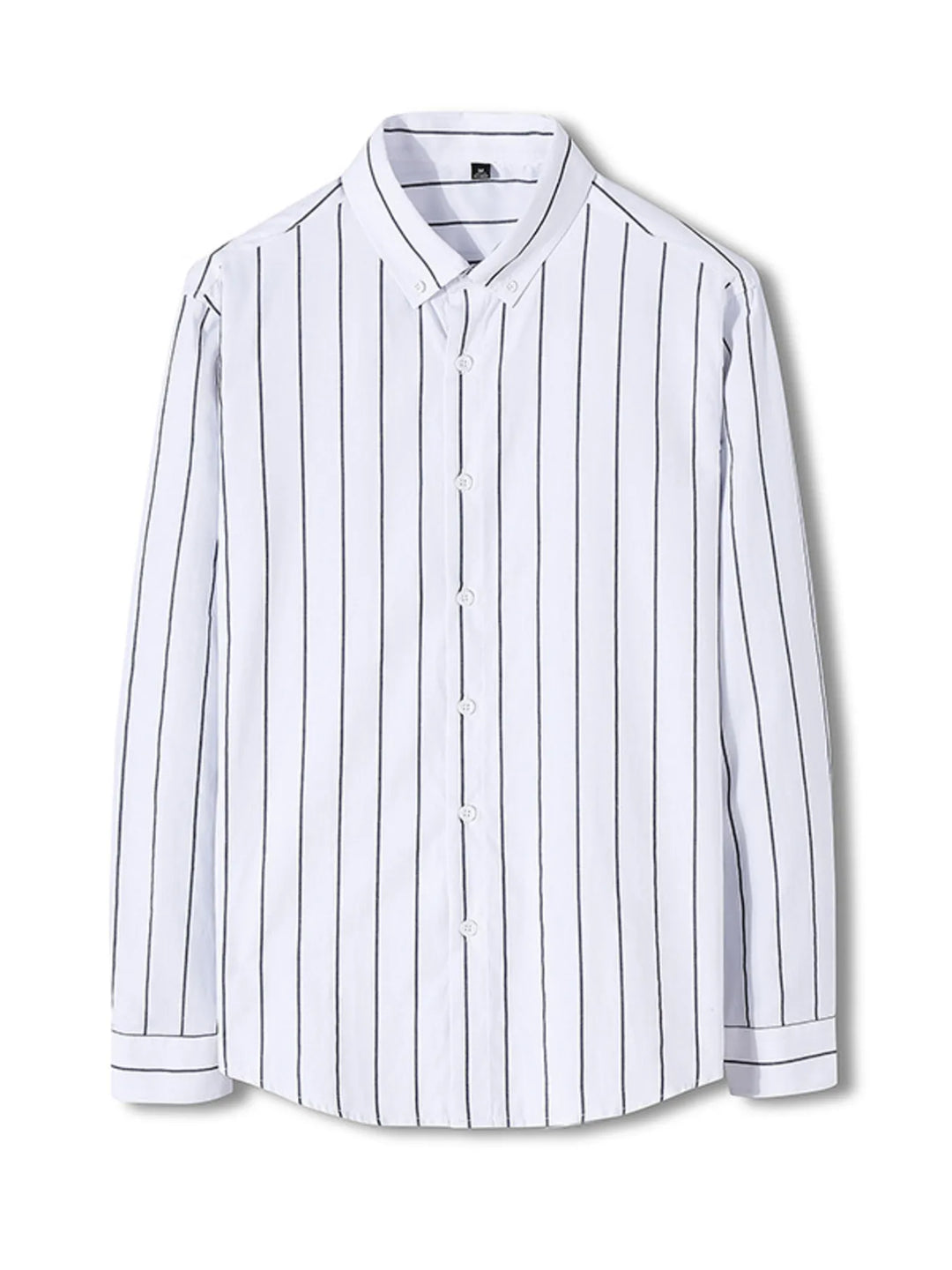 Men's Plus Size Classic Striped Long Sleeve Shirt
