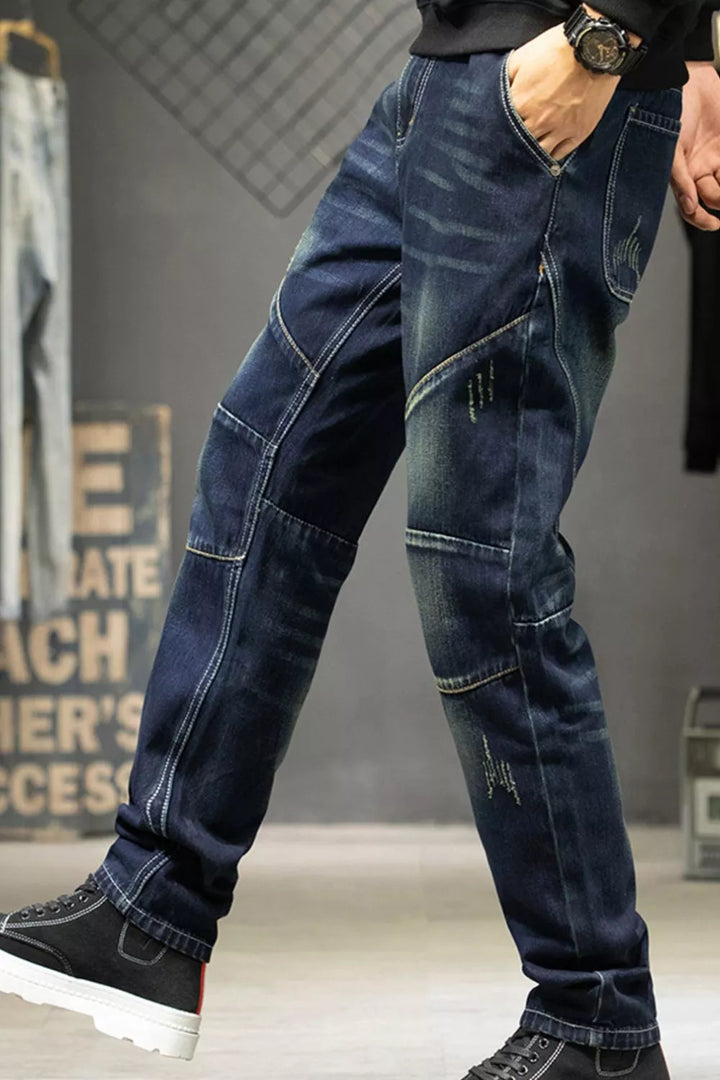Men's Slim Fit Straight Leg Jeans