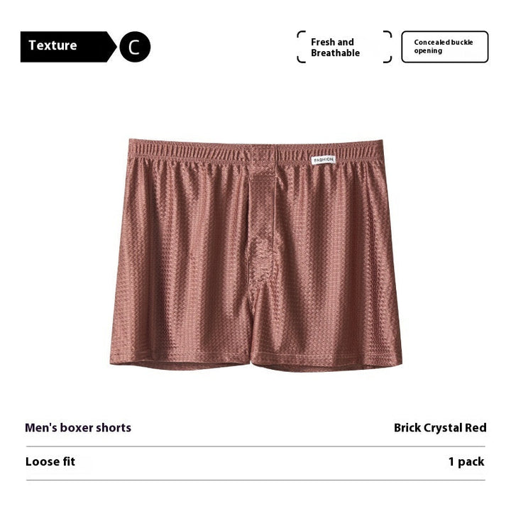 Ice Silk Arrow Pants Nylon Ice Silk Men's Boxers