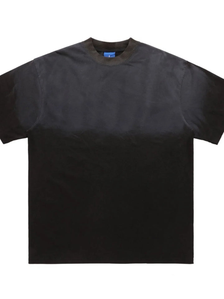 Men's Gradient Round Neck Oversized T-Shirt