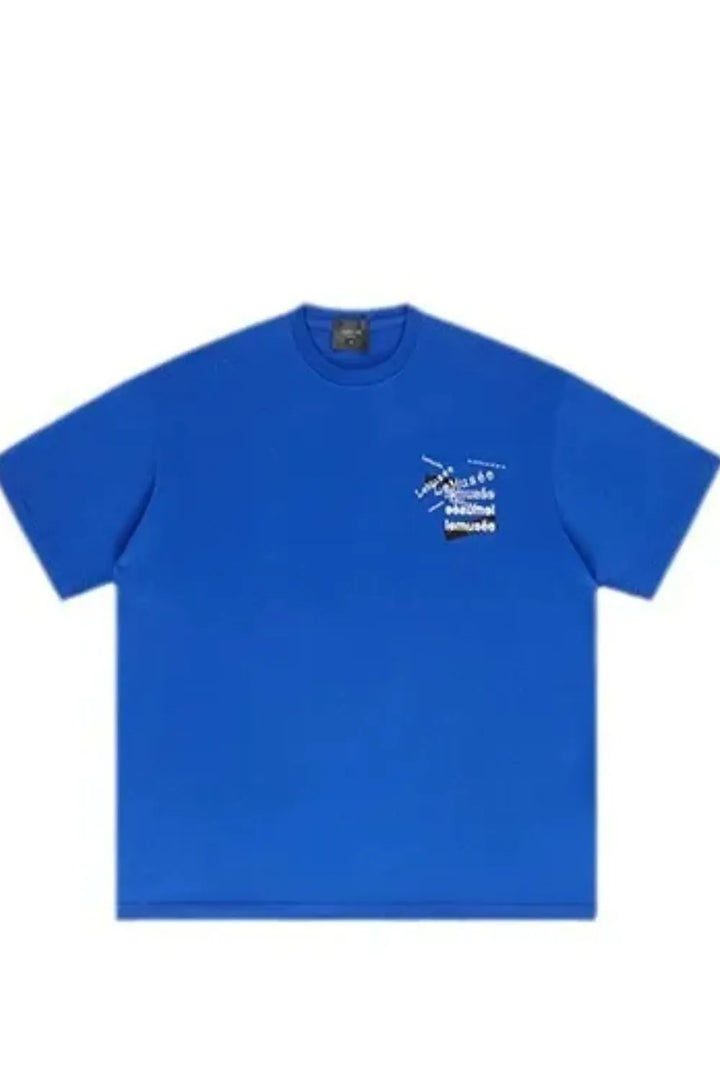 Men's Graphic Round Neck Short Sleeve T-Shirt