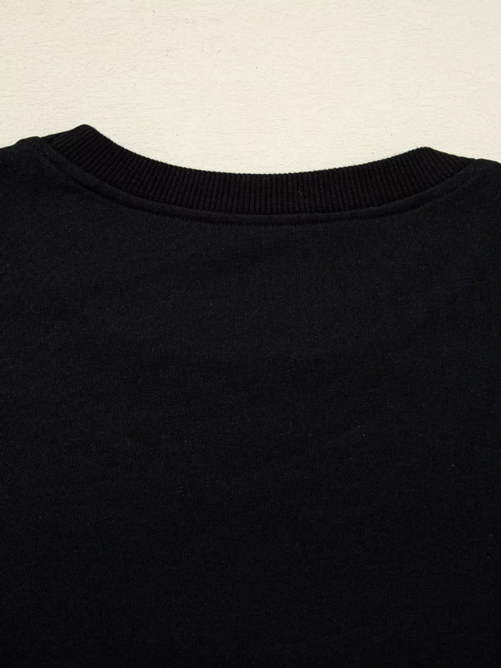 Chenille Game Day Drop Shoulder Sweatshirt