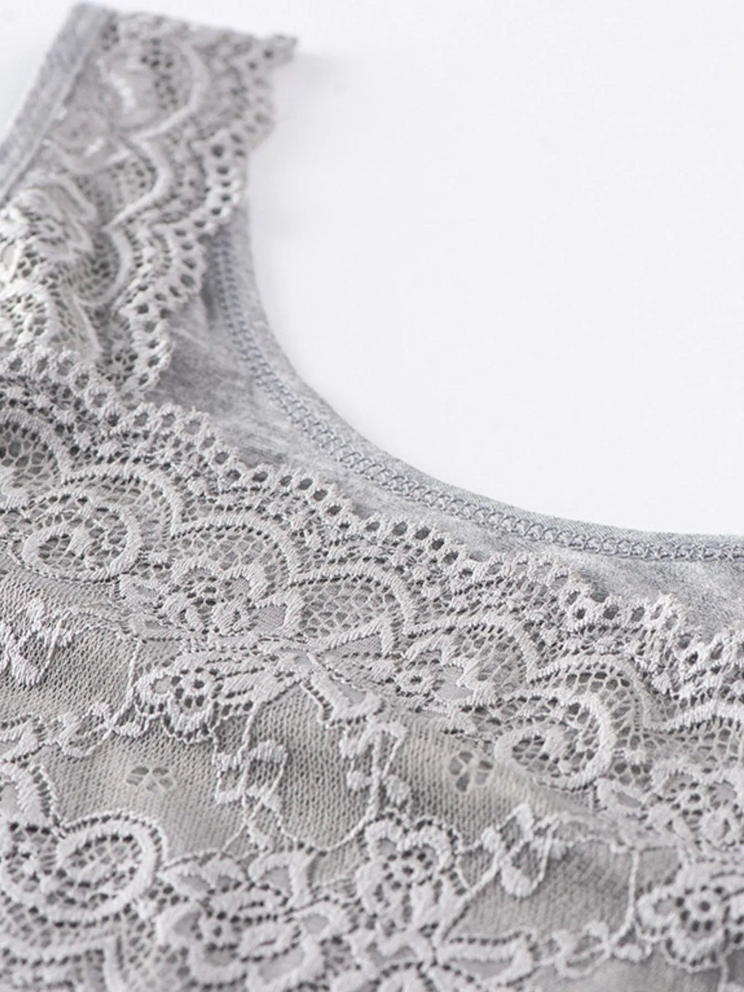 Lace Detail Square Neck Tank