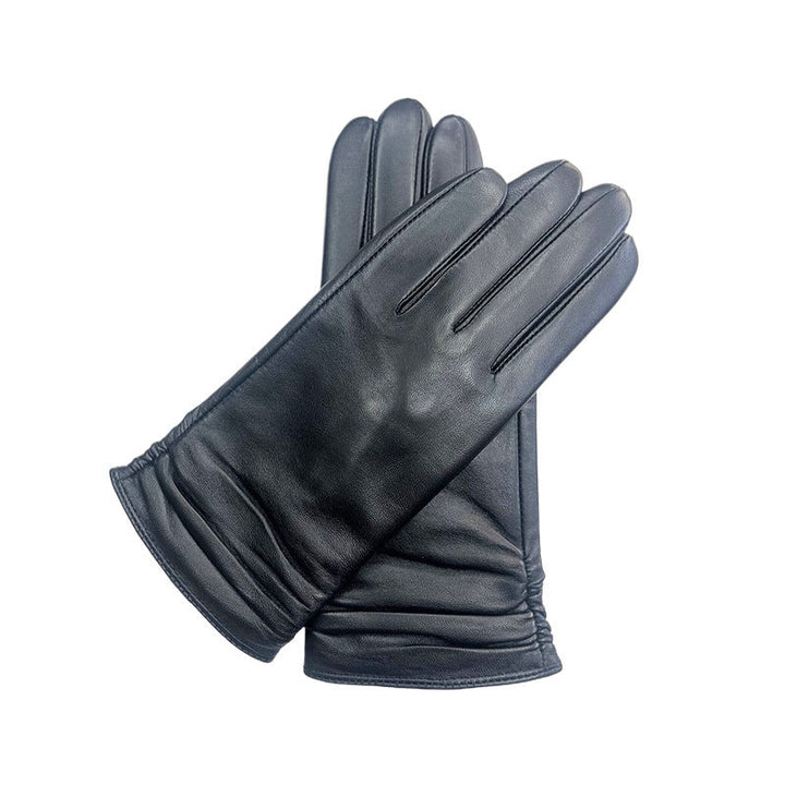 Women's Color Sheepskin Gloves Touch Screen