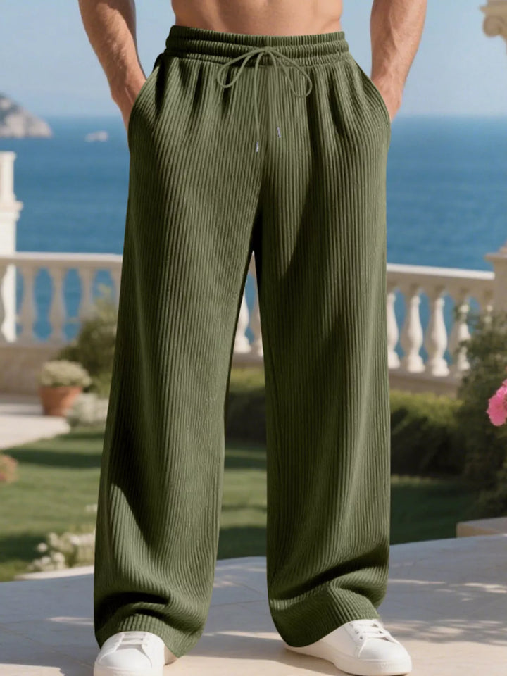 Men's Full Size Relaxed Fit Drawstring Pants Plus Size