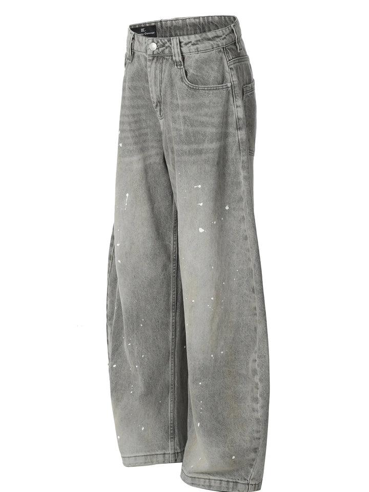 Men's Wide Leg Denim Jeans