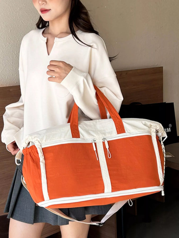 Color-Block Travel Bag
