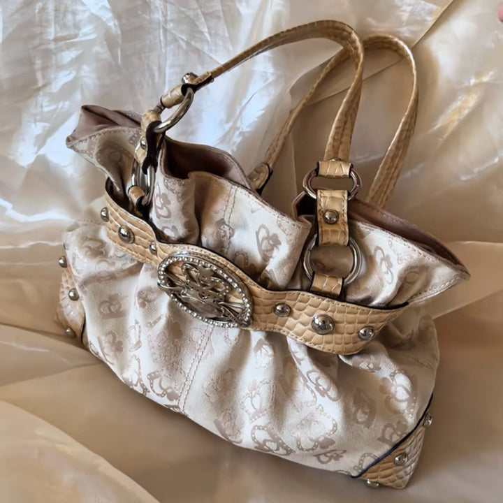 Large-capacity Pleated Bowling Bag For Women