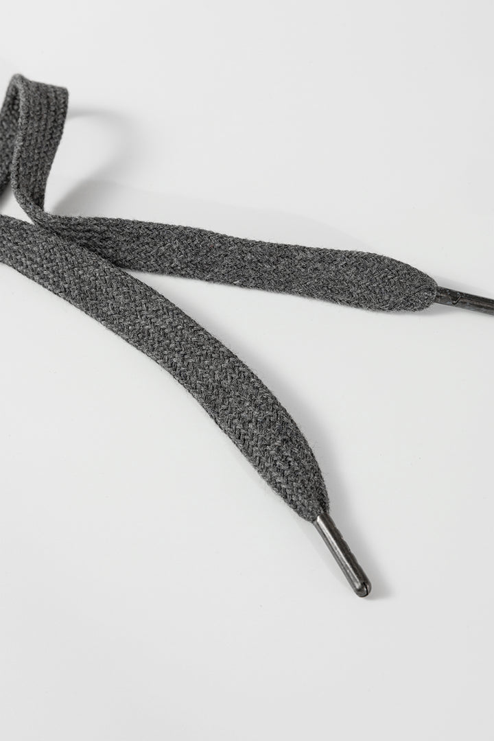 Medium Grey Collared V Neck Pullover Sweatshirt Sweatpants Set