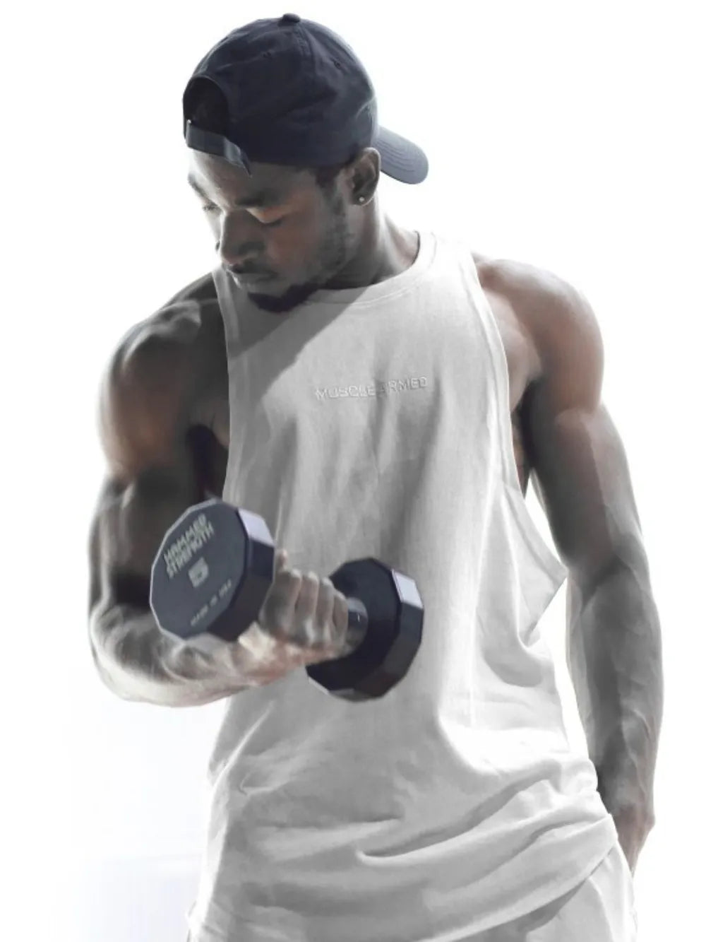 Men's Plus Size Round Neck Tank