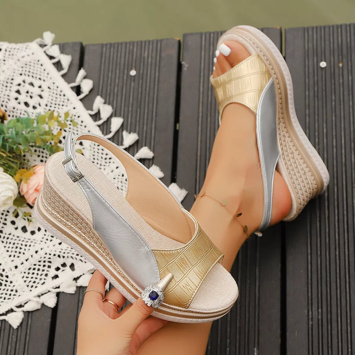 Open Toe Wedge Sandals