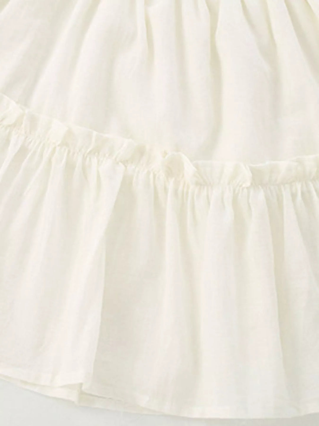 Children's Smocked Puff Sleeve Tiered Dress
