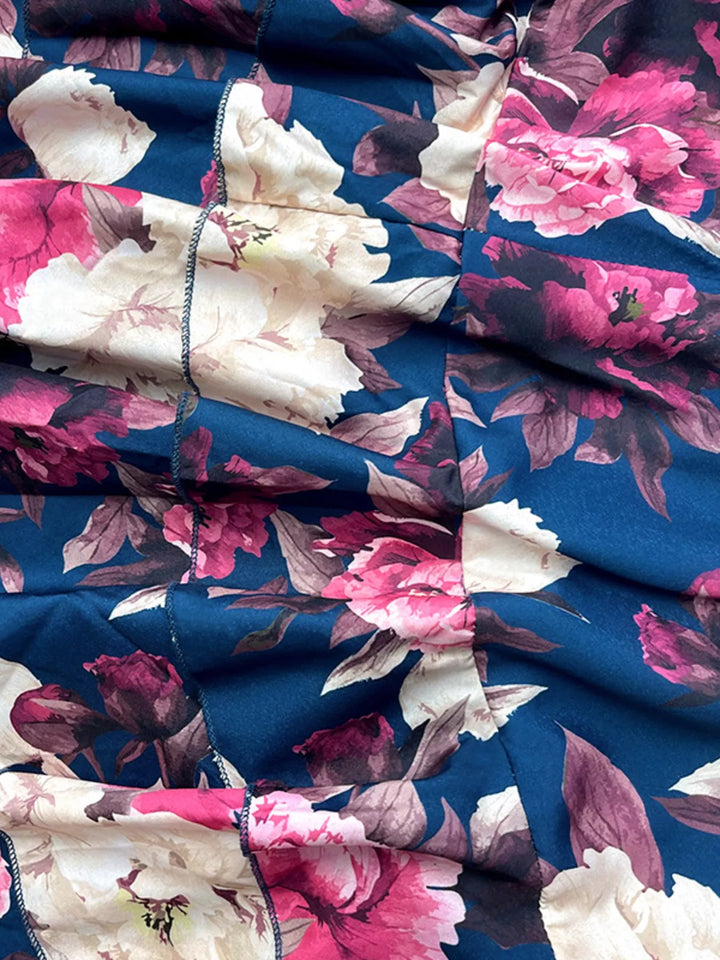 Floral Print Ruffle Cami and Skirt Two-Piece Set