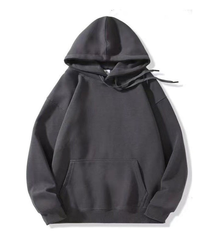 Loose-fitting Versatile Drawstring Casual Hooded Sweatshirt For Fall And Winter